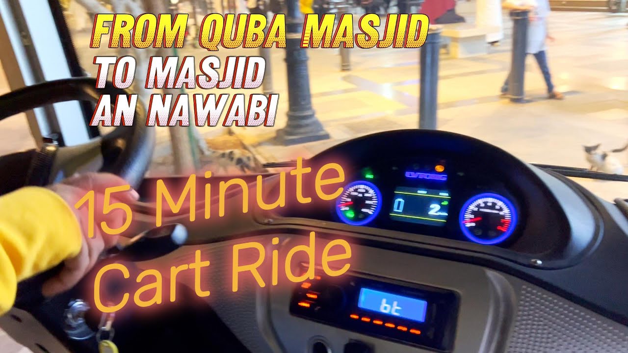 I Spent 15 Minutes on the QUBA WALKWAY to Masjid AN-NAWABI CART RIDE and Here's What Happened!