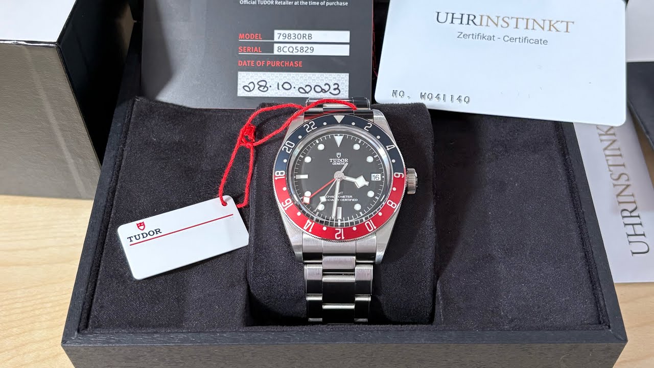 Tudor Black Bay GMT Ref. 79830RB (Pepsi) Unboxing