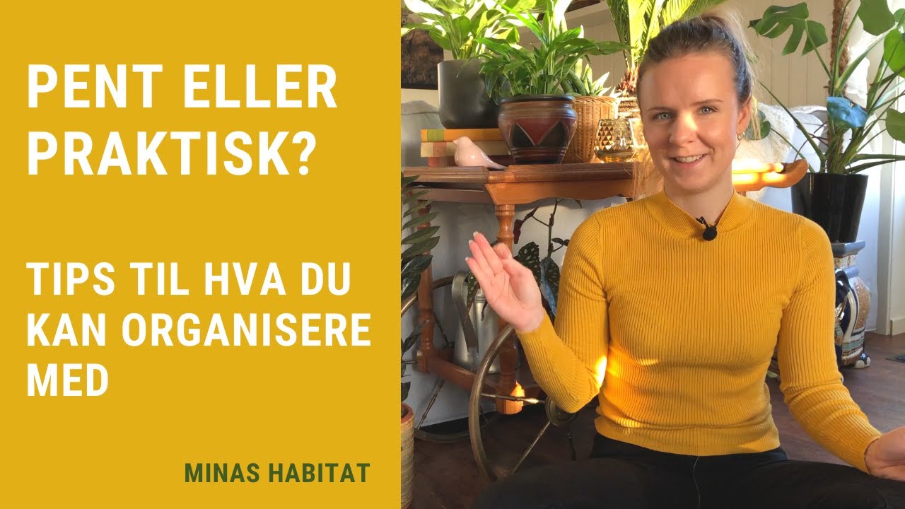 Kom i gang med organisering | Tips til hva du kan organisere med + utfordring!