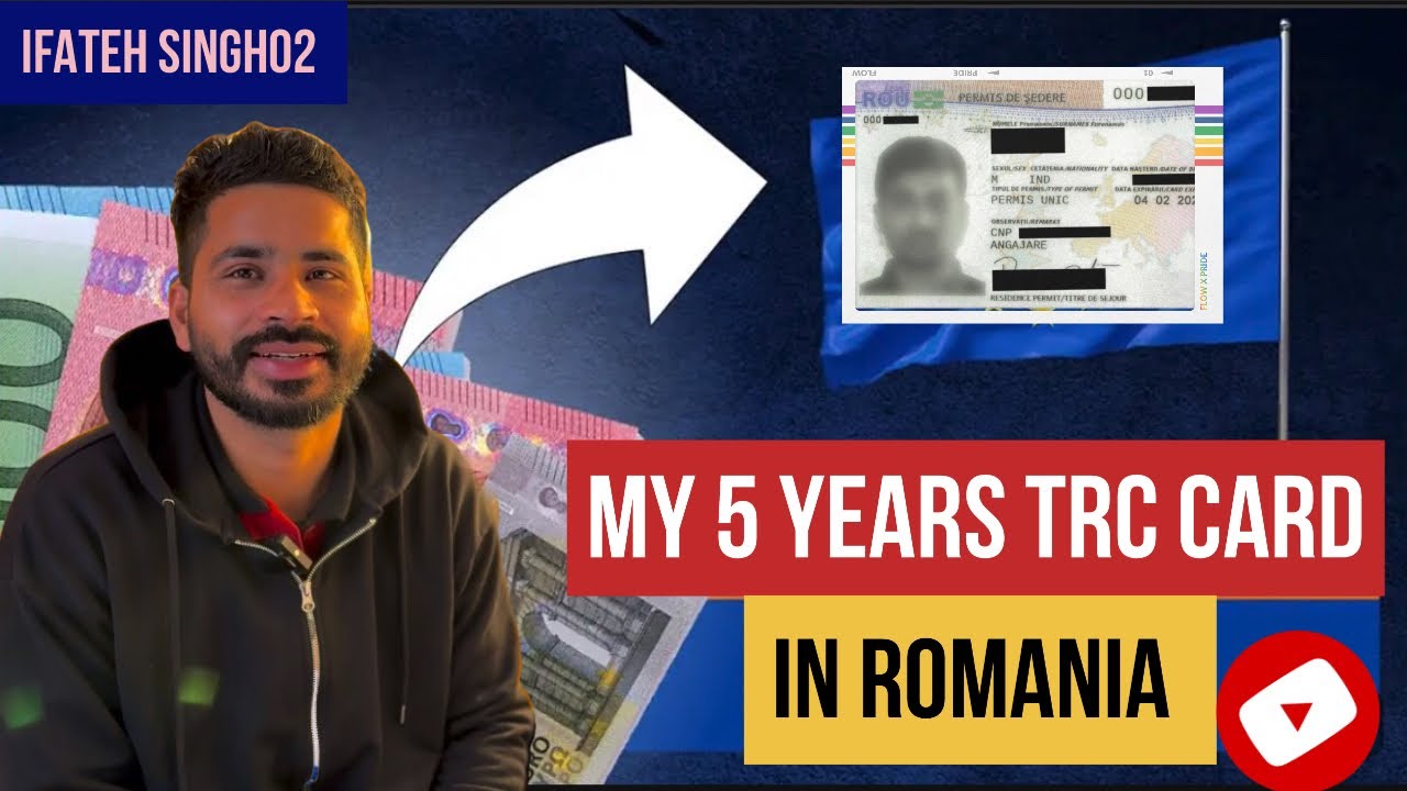How can you get a 5 year TRC card in Romania