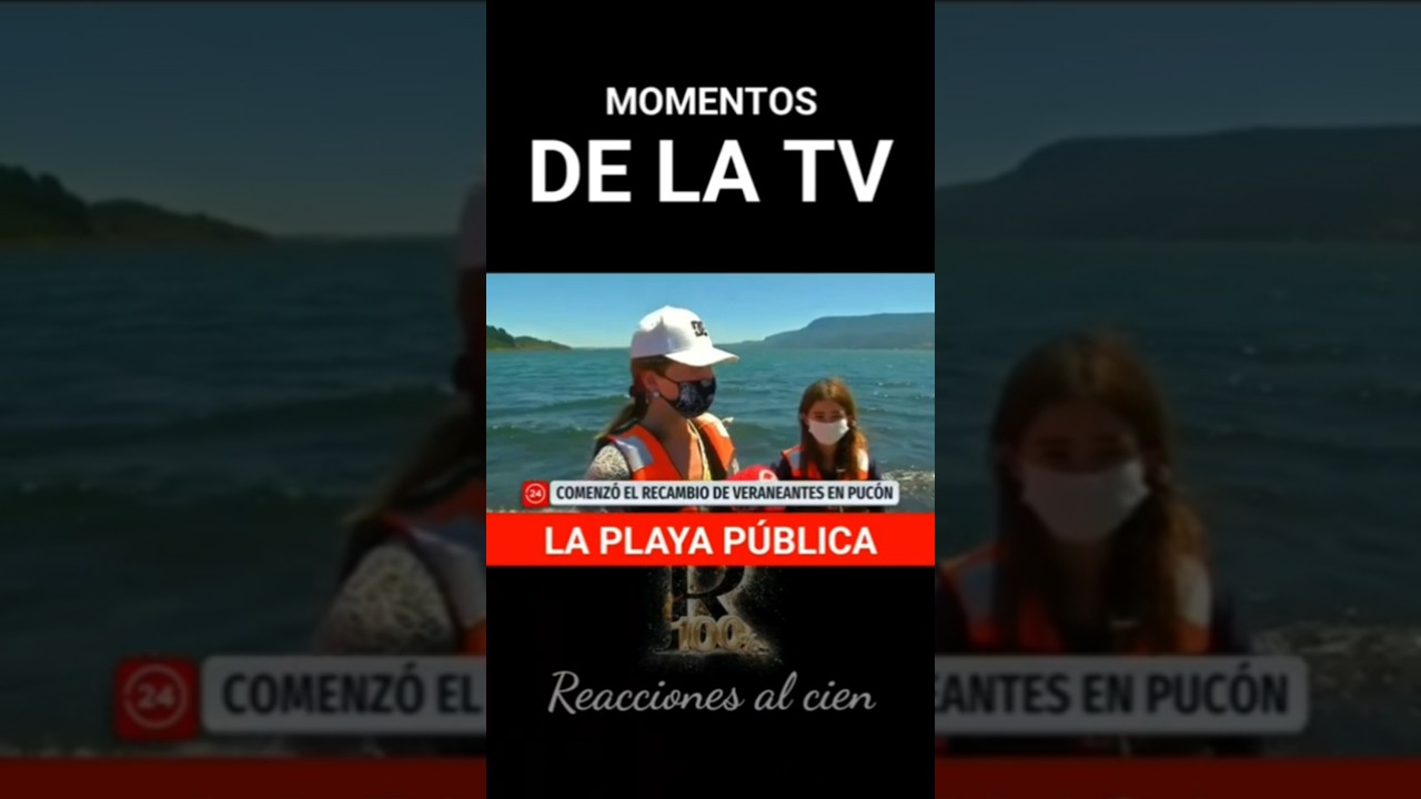 Momentos de la Tv/Playa P&uacute;blica #reaccionesalcien #tvchilena #humorchileno #humor #chile #viral
