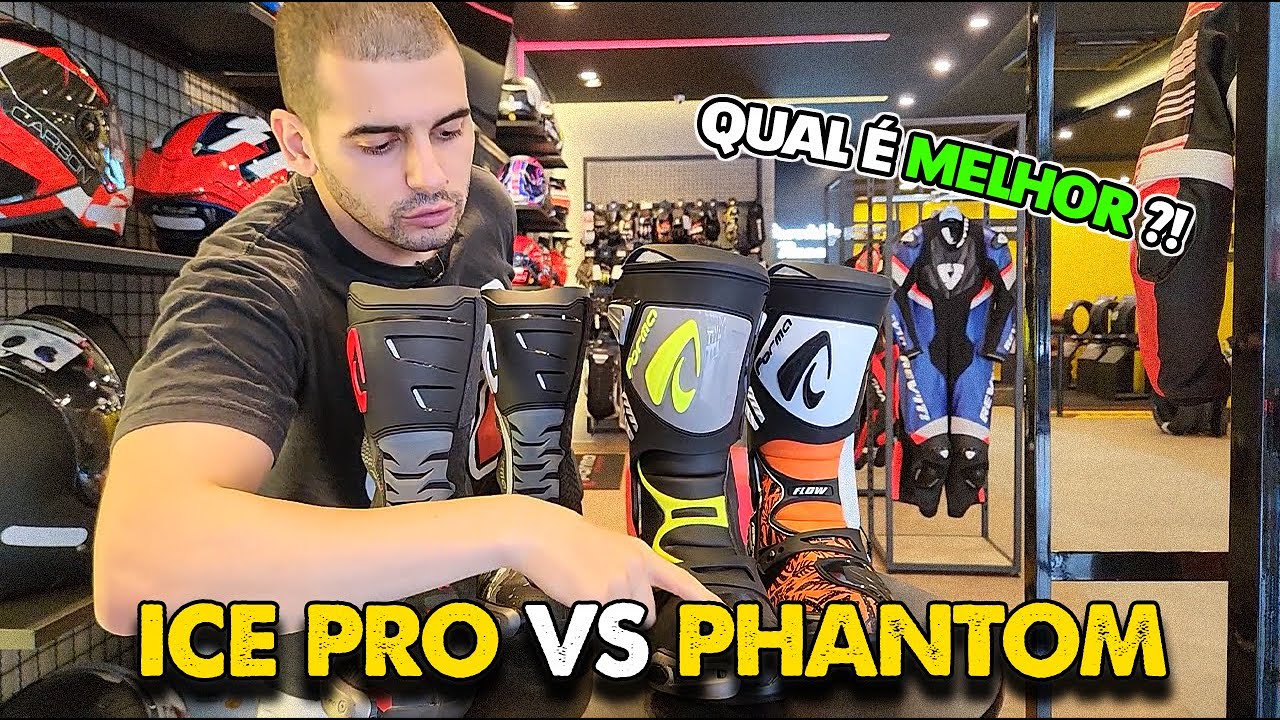QUAL É A MELHOR BOTA ESPORTIVA ?! COMPARATIVO ICE PRO FLOW X PHANTOM FLOW