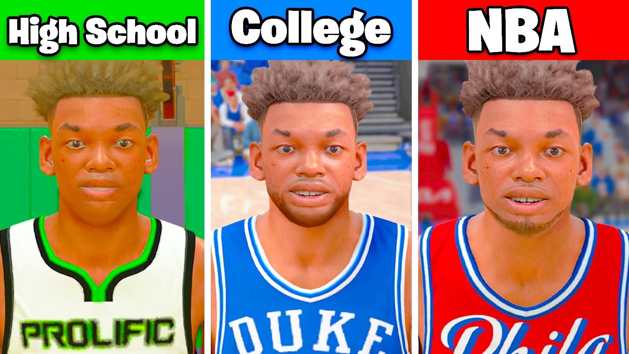 I Played the ENTIRE Career of a 5 Star NBA Prospect
