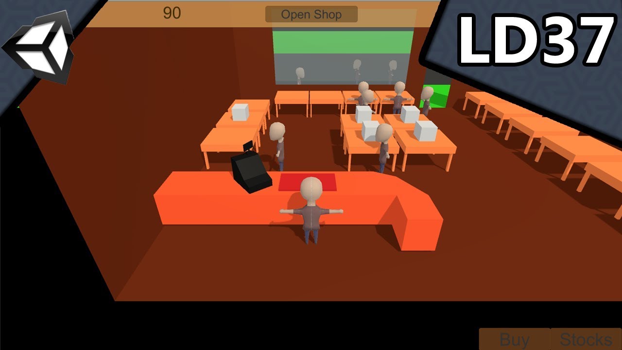 Ludum Dare 37 - The Rpg Shop (Timelapse)