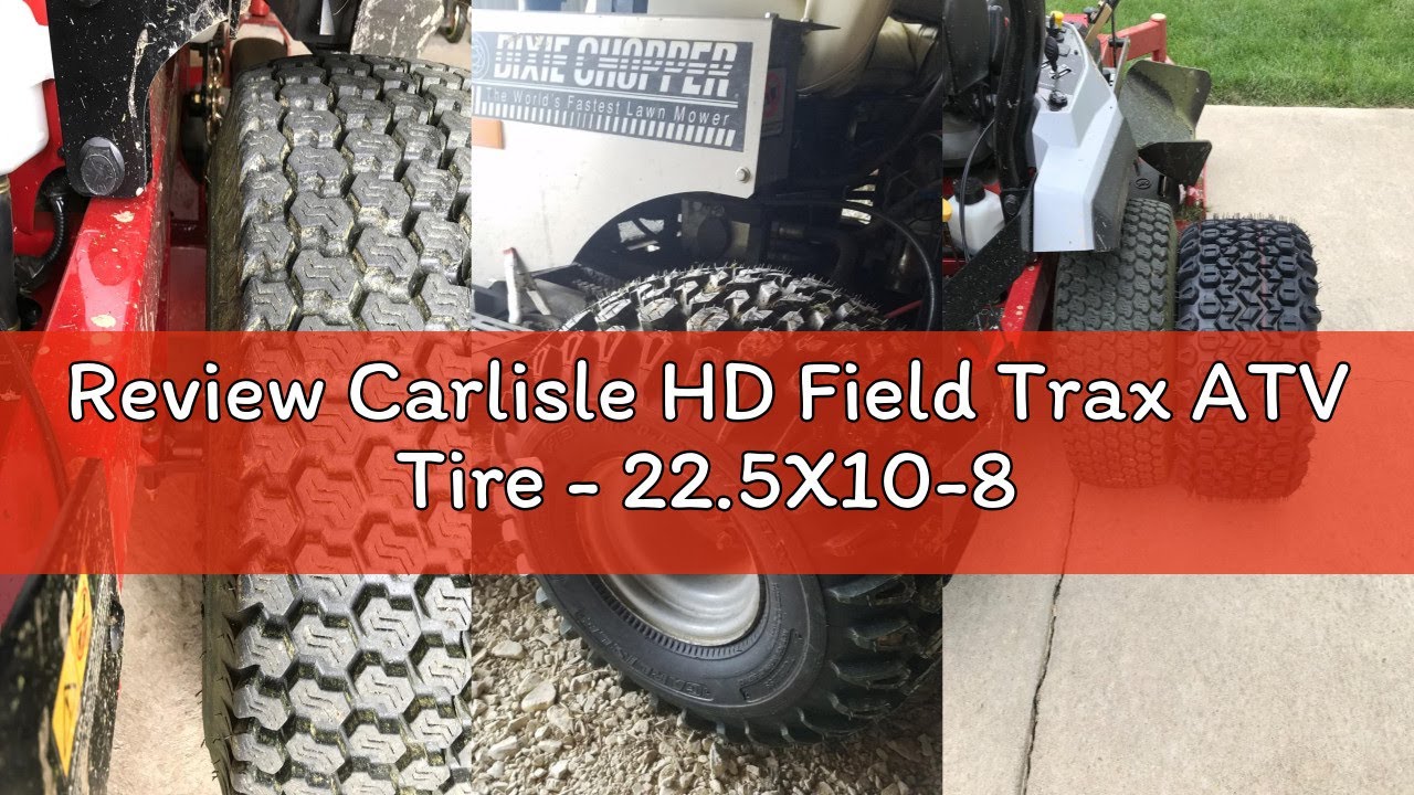 Review Carlisle HD Field Trax ATV Tire - 22.5X10-8