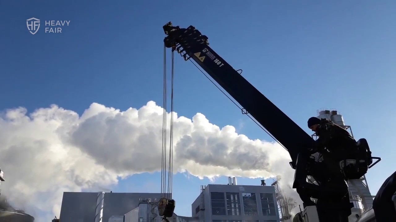 Автоманипулятор Hyundai HD170 GOLD с КМУ HIAB 160t &ndash; продается на HEAVY FAIR! Видео диагностика