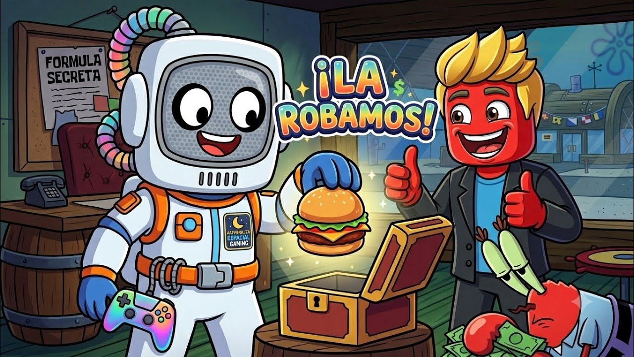 Roblox robando la fórmula secreta de la kangreburger