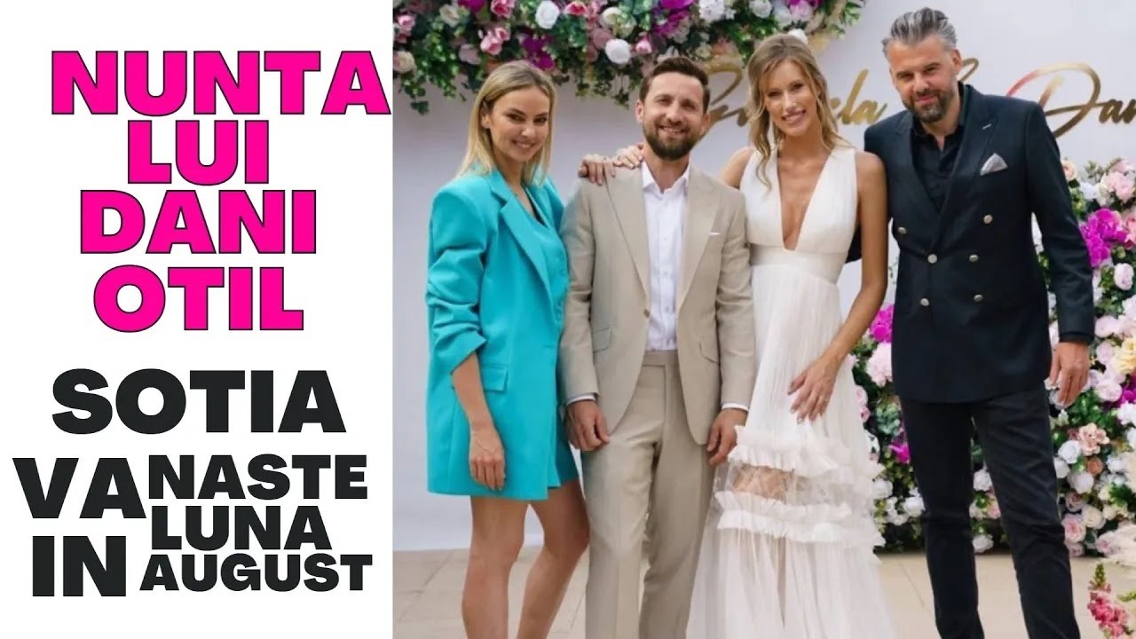 AMINTIRI CU NUNTA! Imagini Exclusive Cu Nunta Lui Dani Oțil cu Gabriela Prisăcariu