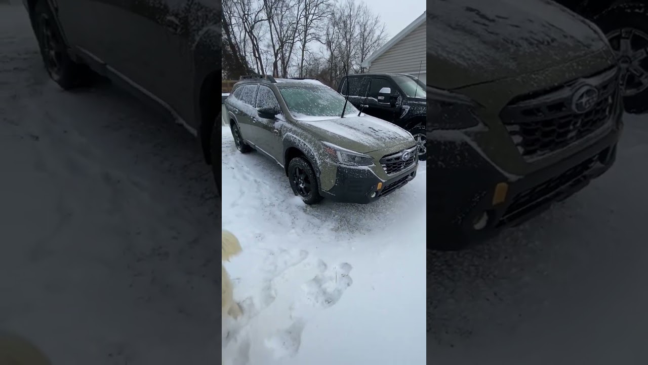 2022 Subaru Outback Wilderness Cold Start -6&deg; Winter Storm Elliot