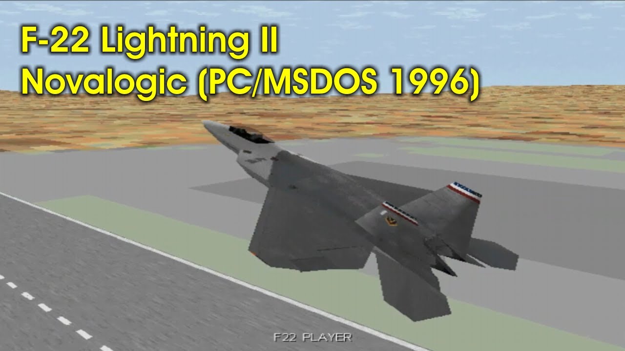 F- 22 Lightning II (PC/MSDOS 1996) Gameplay