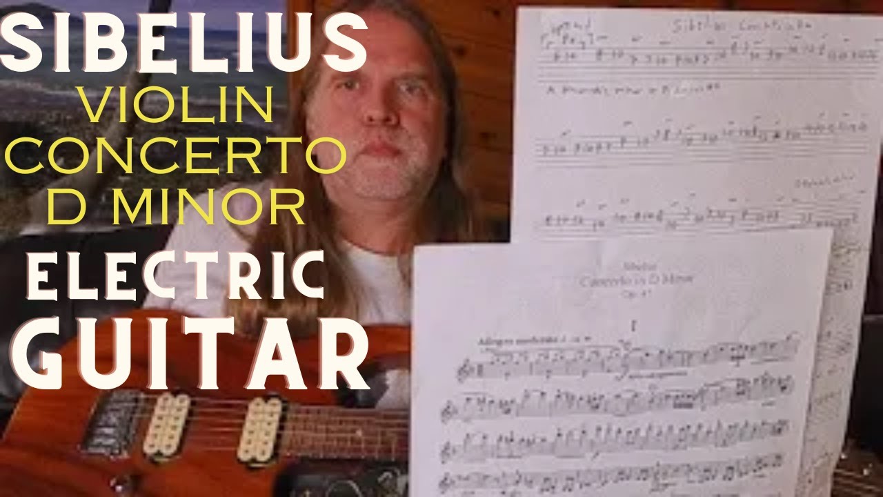 Sibelius Violin Concerto In Dm Guitar Lesson Includes Tab (1st 40 measures)