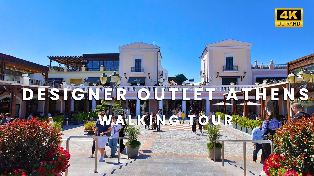 ✨ Luxury Shopping at Designer Outlet Athens, Greece [4K] 🇬🇷☀️