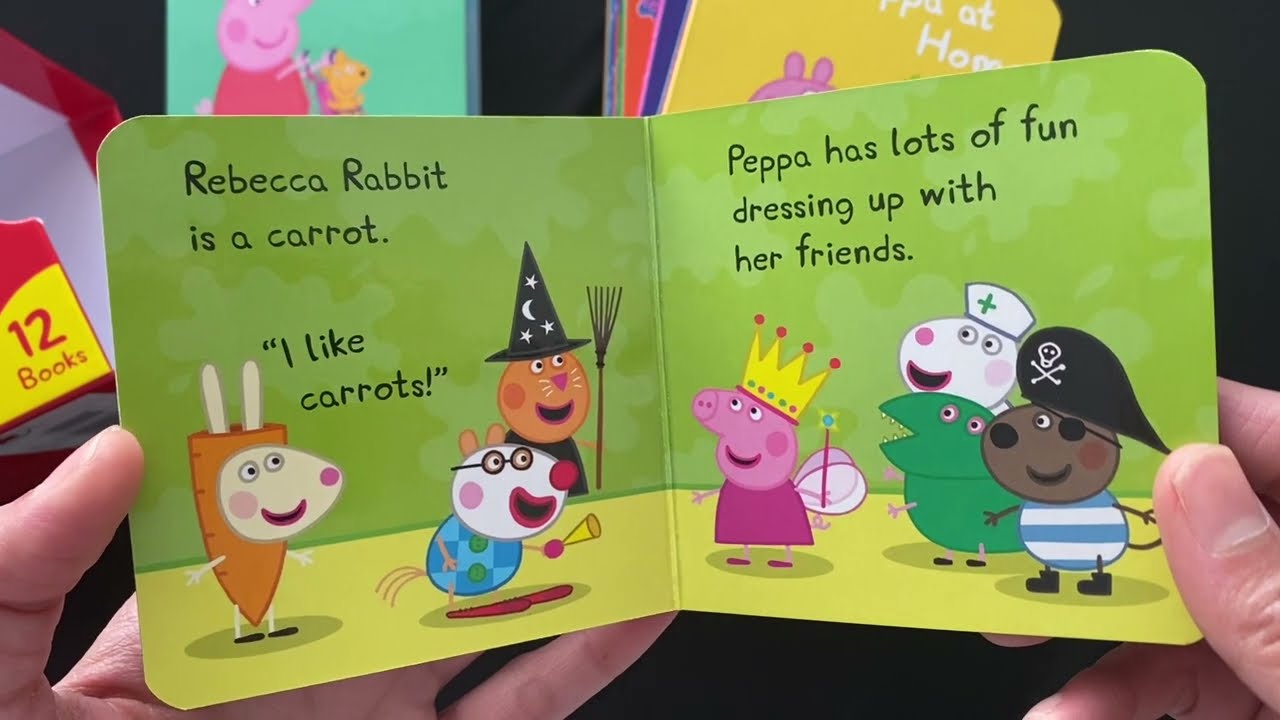 Peppa Pig Little Library Books - Read Aloud Books For Children and Toddler