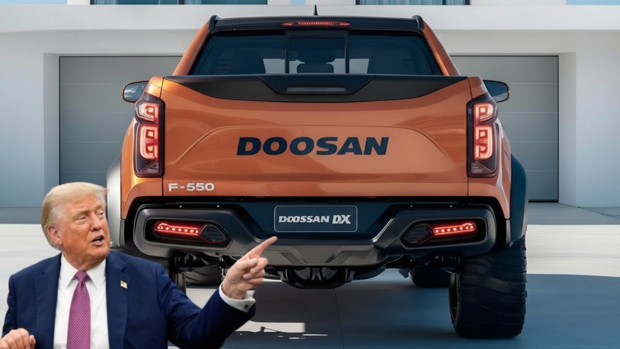 세상이 놀랐다! 두산이 만든 괴물 픽업트럭 ‘DX’ 최초 공개! 2026년 완전 씹어먹는다!”