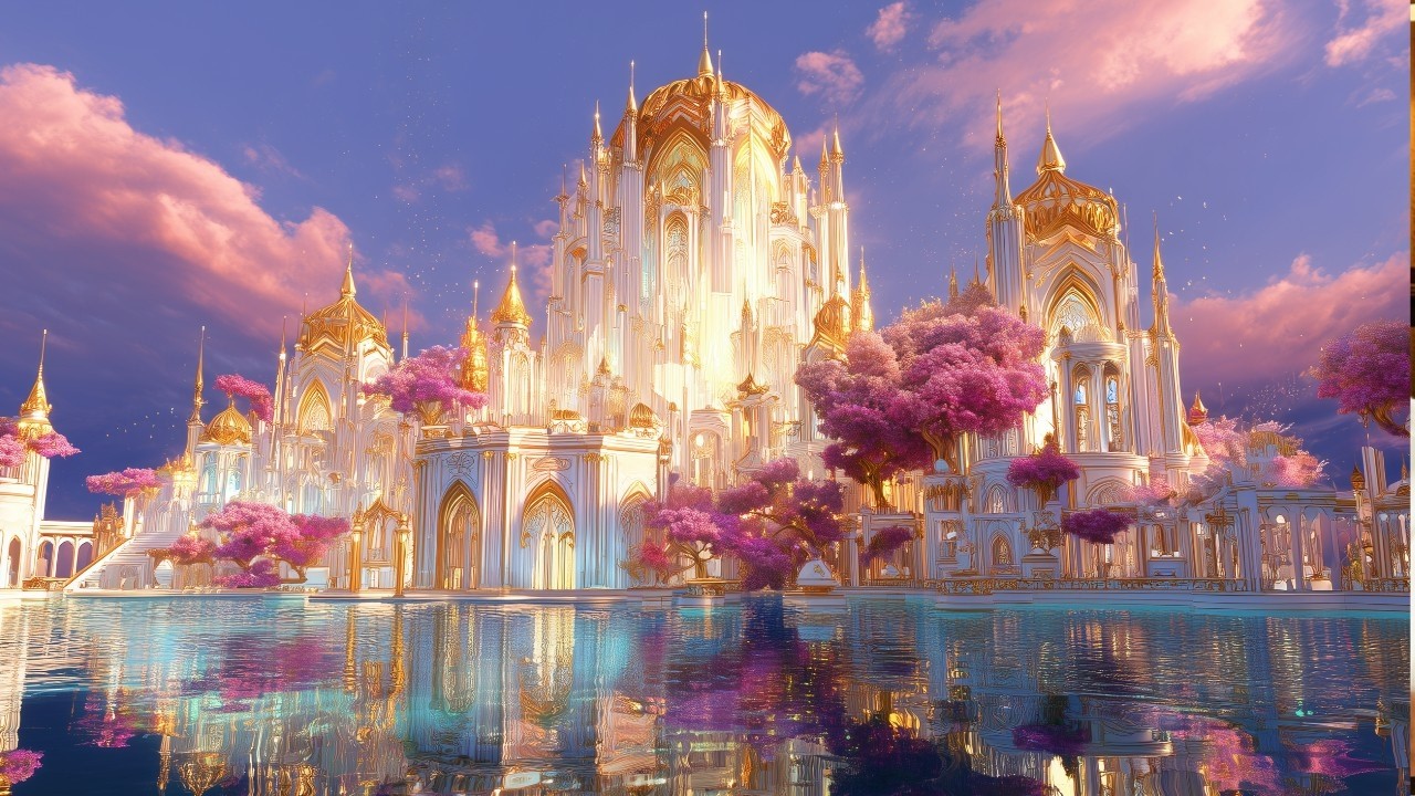 The Enchanted Blossom Kingdom | Soft Ethereal Music & Magical Palaces