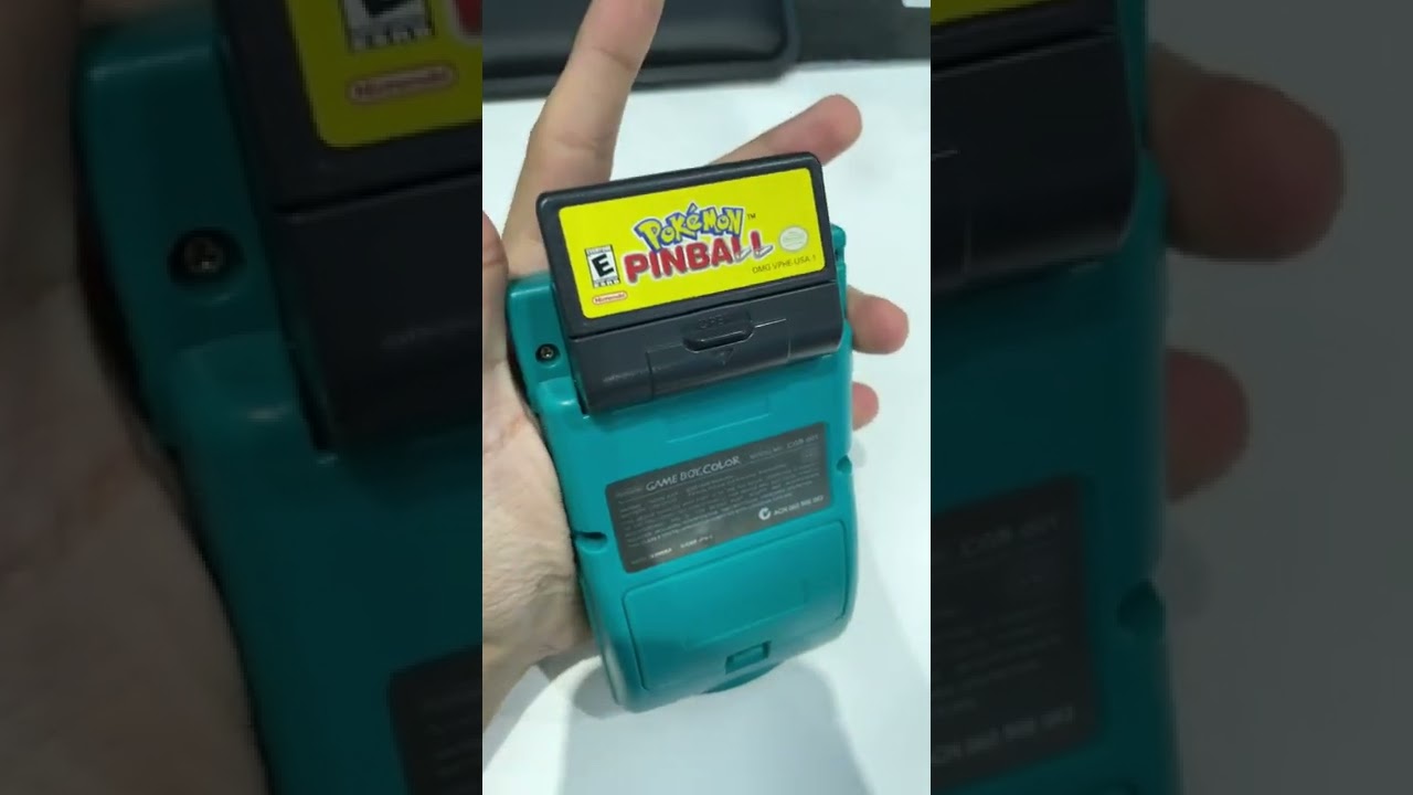 Here&rsquo;s a rare one! Pok&eacute;mon Pinball #shorts #pokemon #gameboy #retro