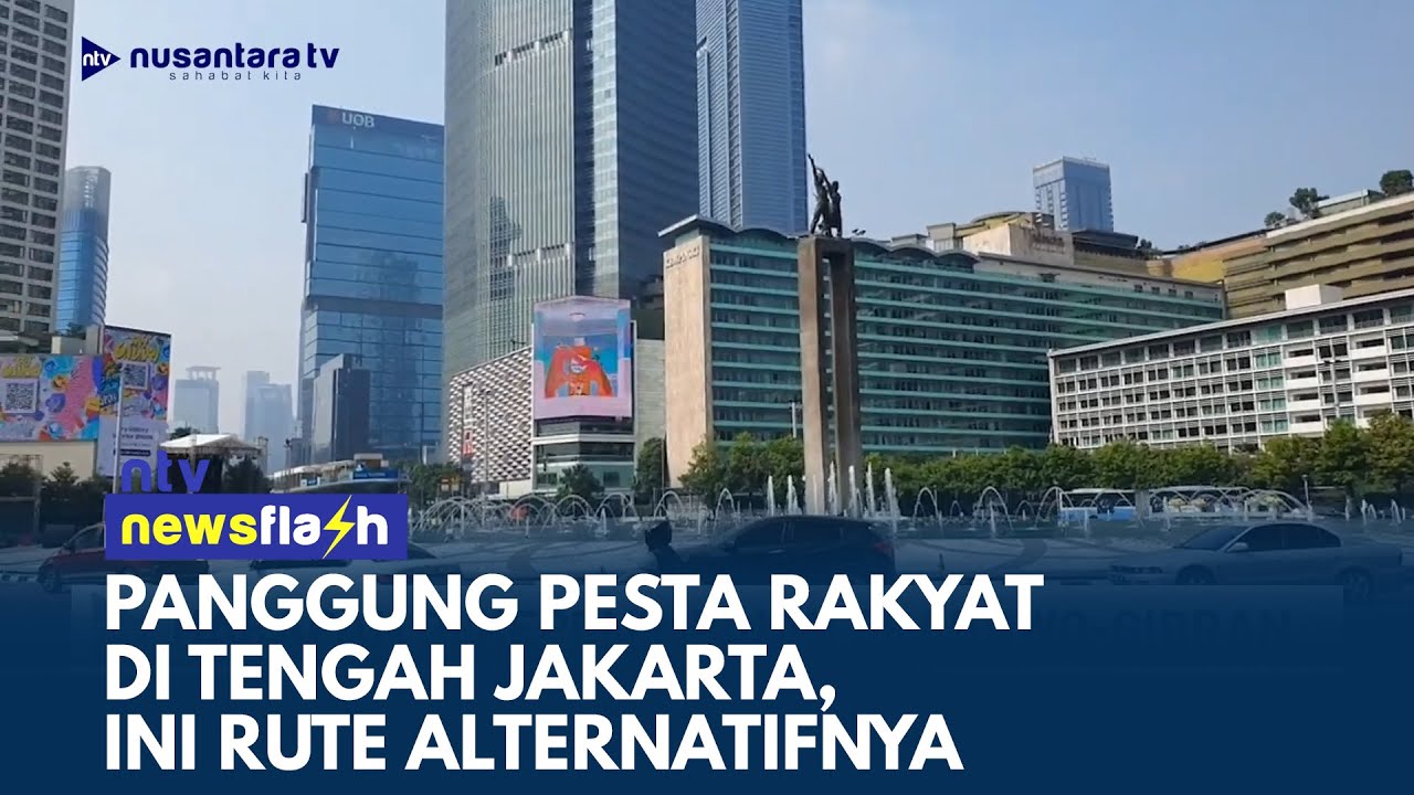 Warga Jakarta Siap Sambut Pelantikan Prabowo Subianto dan Gibran Rakabuming | NTV NEWSFLASH