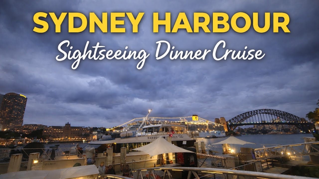 Sydney Harbour Dinner Cruise | Buffet, Night Views & Iconic Landmarks