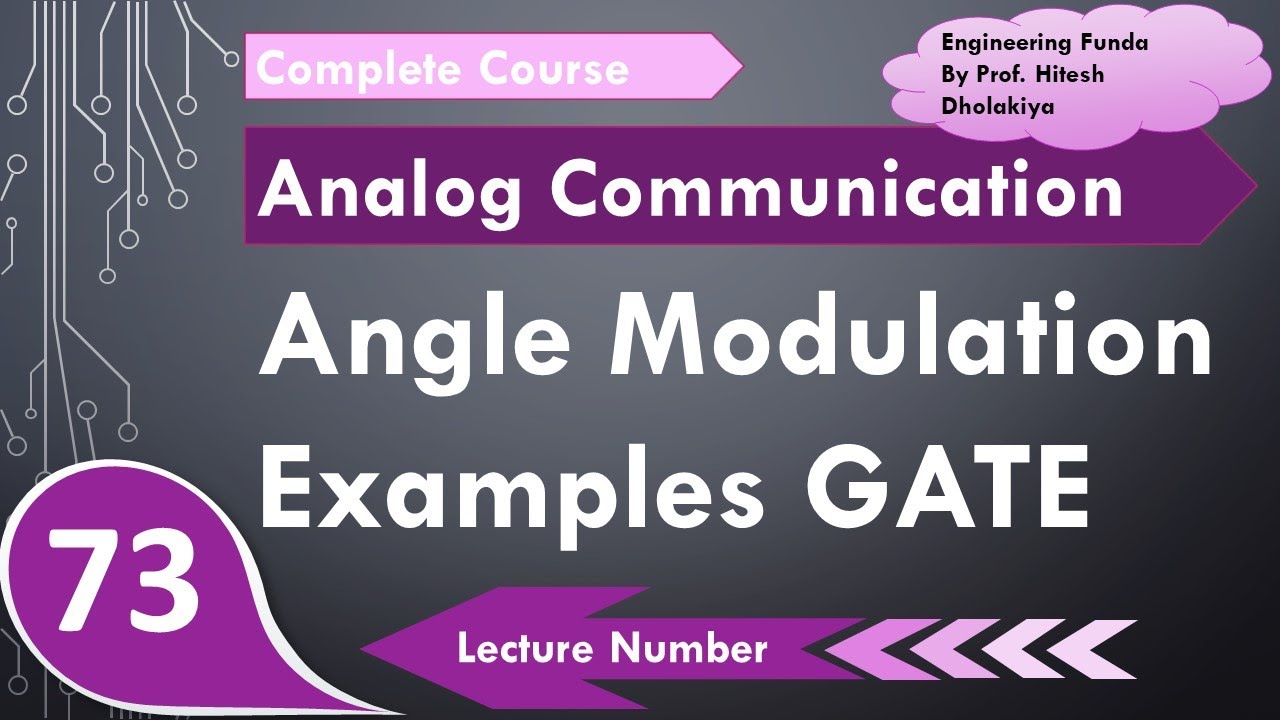 6. Angle Modulation Examples | FM GATE Examples in Communication Engineering by Engineering Funda