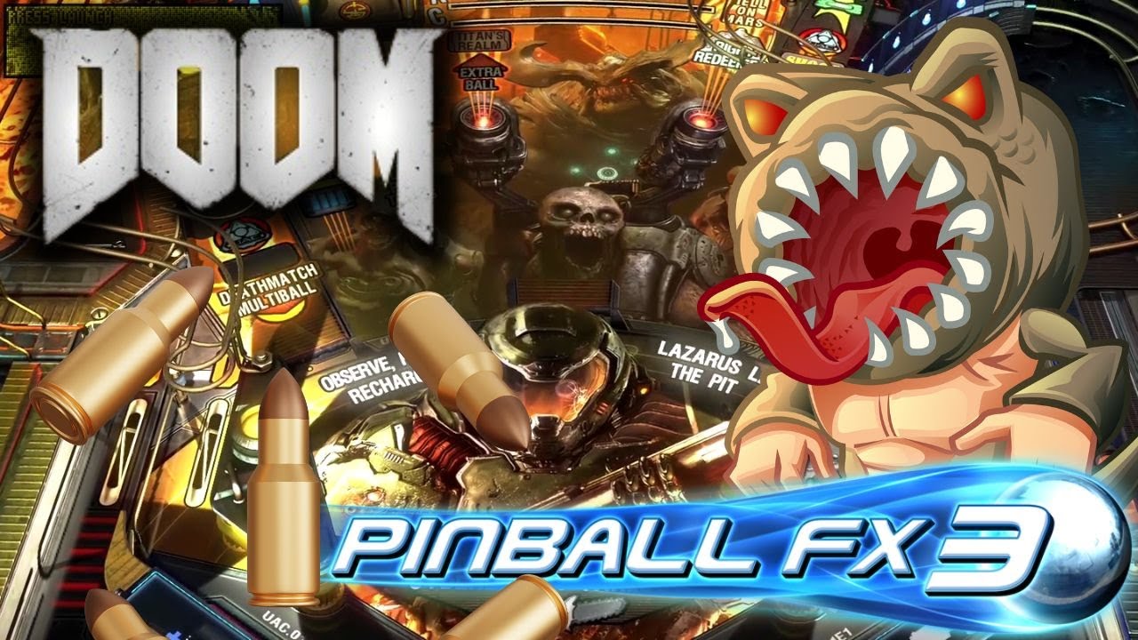 Pinball FX3 - DOOM Pinball | Gameplay & Commentary (PC) (Steam)