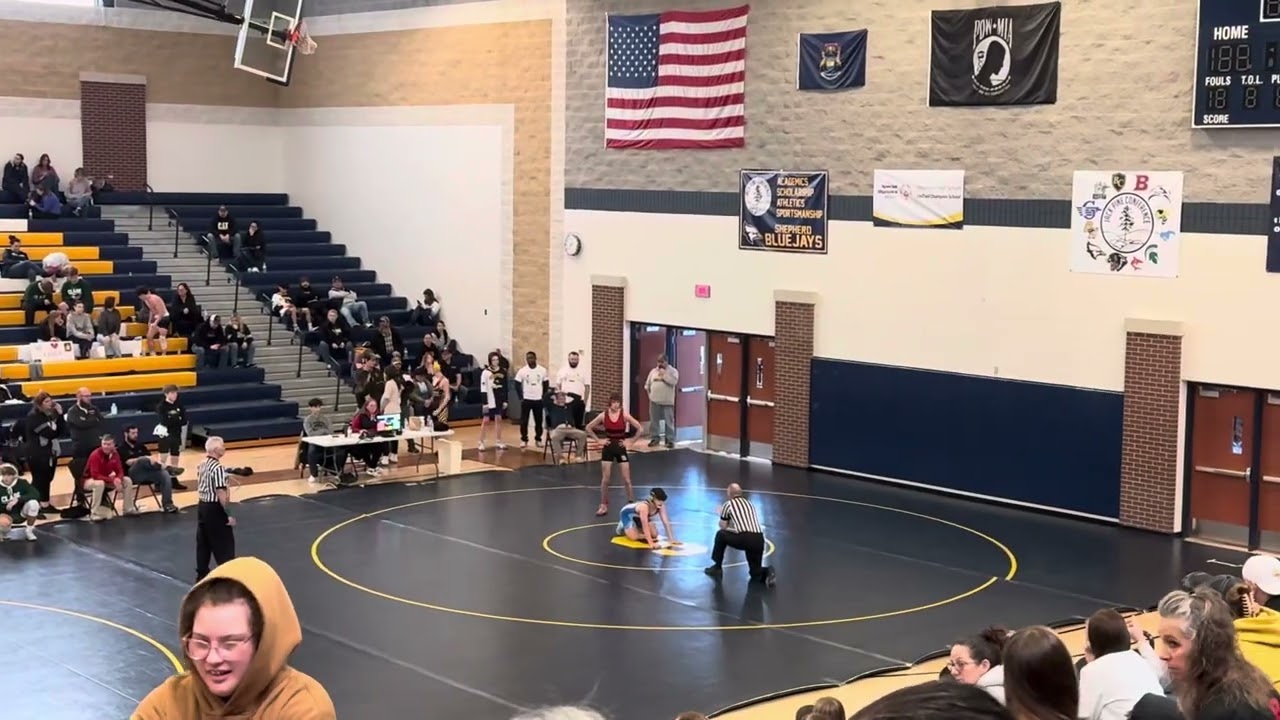 Jackson Wresting 2/1/25 Shepherd match 2 of 4