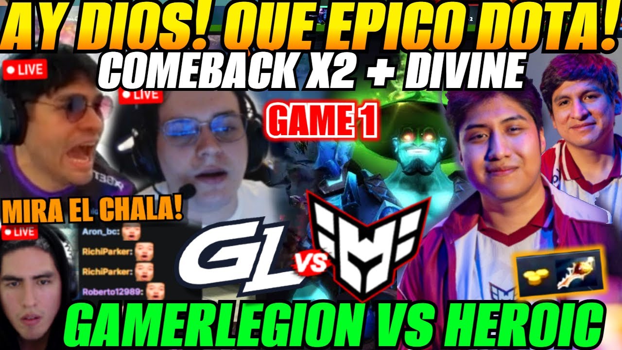 😲Matthew, Benjaz, Leo analizan HEROIC vs GAMERLEGION Game 1 Bo3 - DreamLeague S27😲