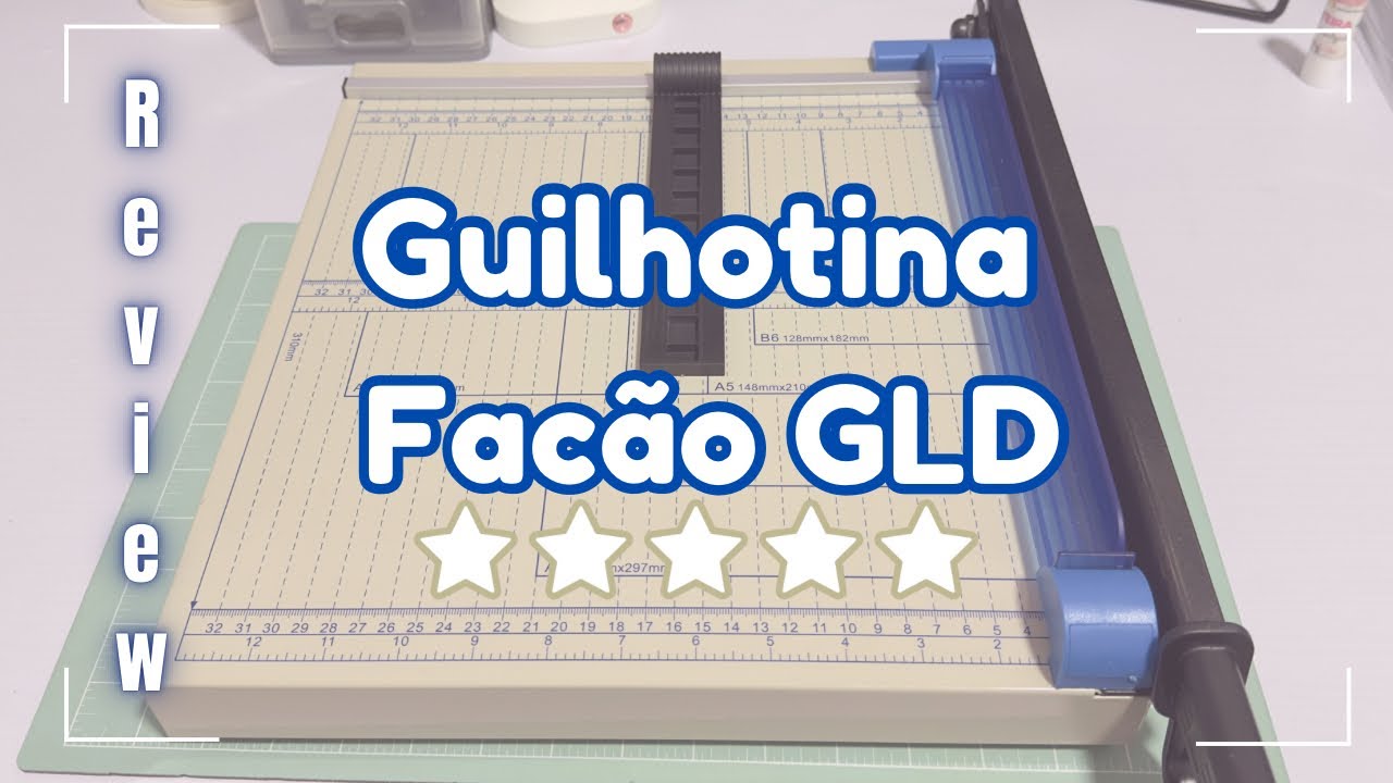 Tudo sobre a Guilhotina Facão GLD A4 Plus