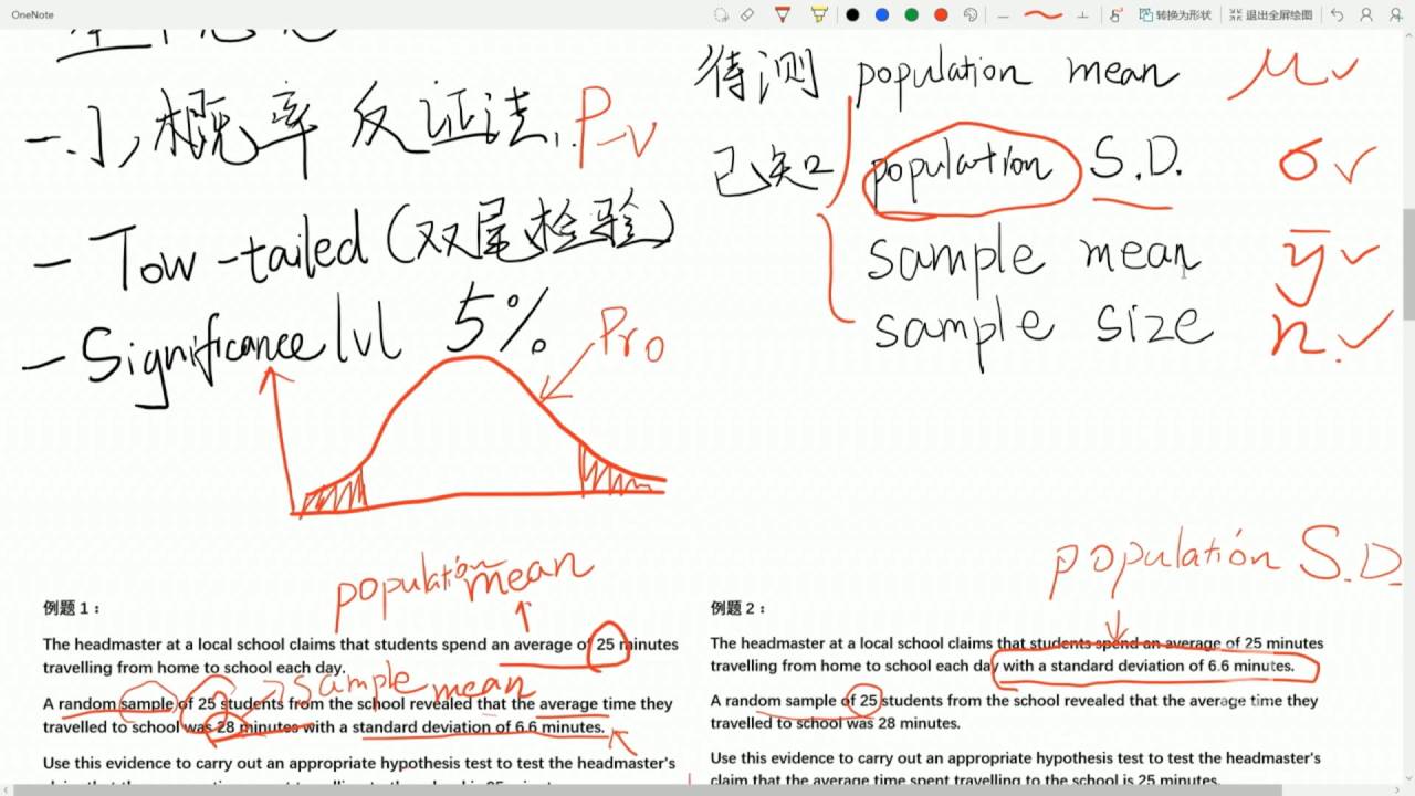 统计Statistic Hypothesis One Sample Z-Test 双尾检验入门