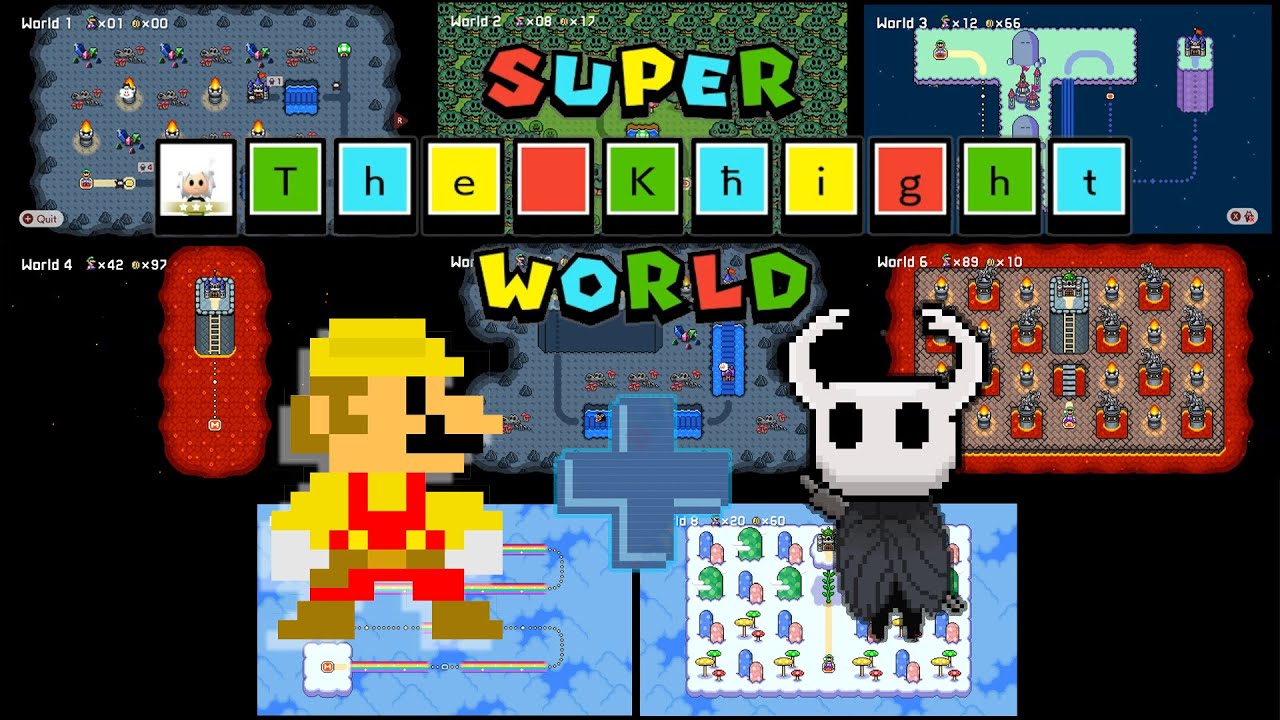 Super Mario Knight 2 (Hollow Knight in Mario Maker 2)  - with Godhome DLC