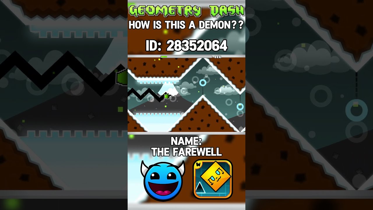 This is basically a FREE DEMON  #geometrydash #gd #robtop #shorts
