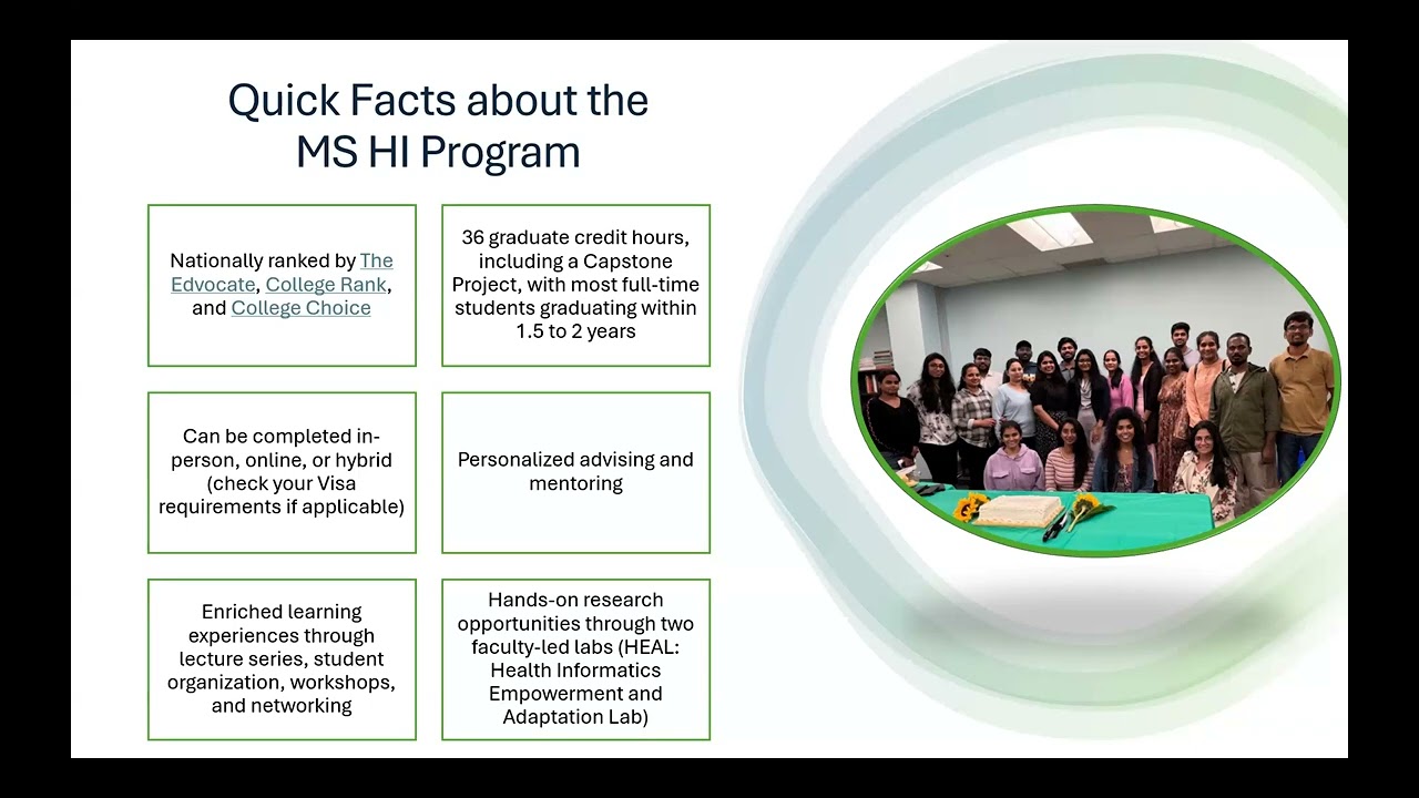 MS in Health Informatics Information Session