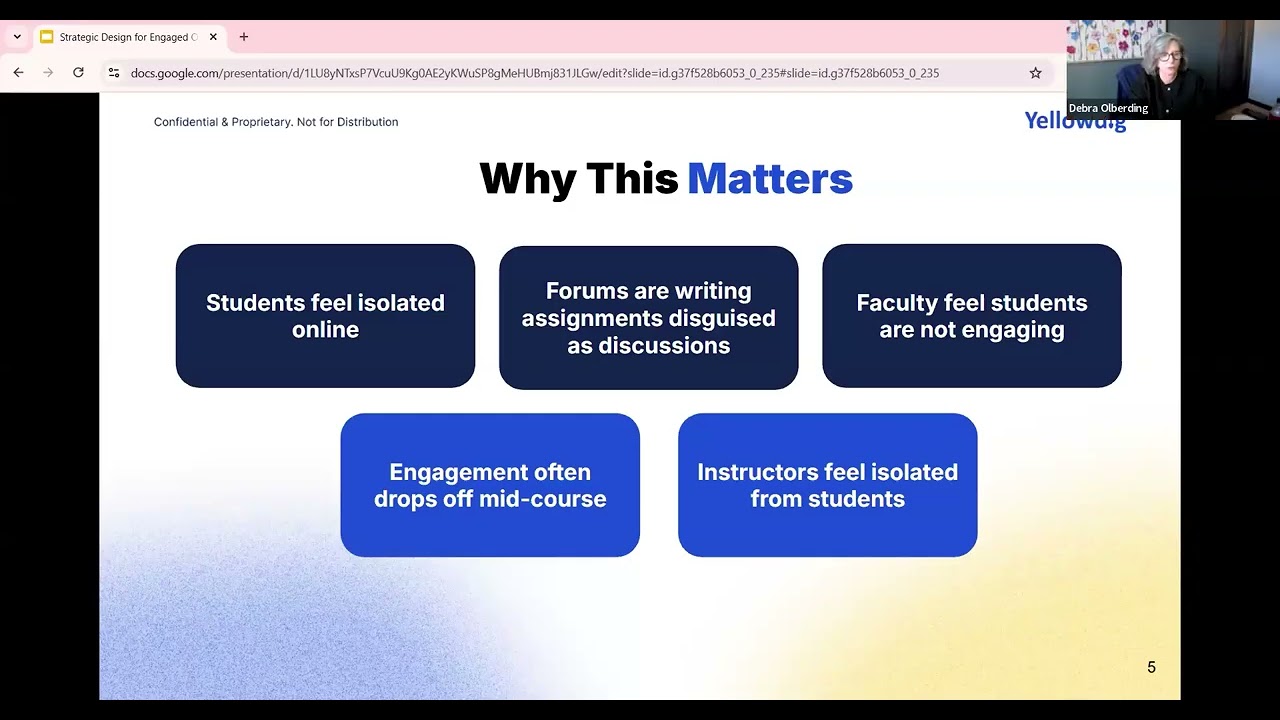 Strategic Design for Engaged Online Learning