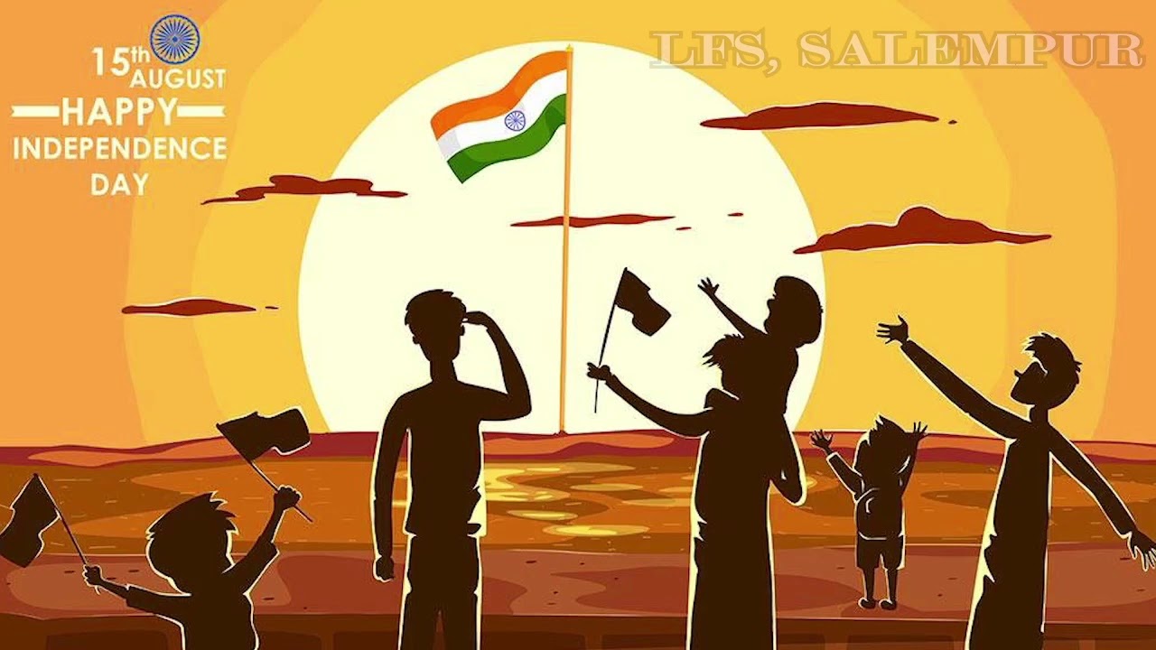 Independence Day Celebration @ LITTLE FLOWER SCHOOL, Salempur. 2021 Aug 15