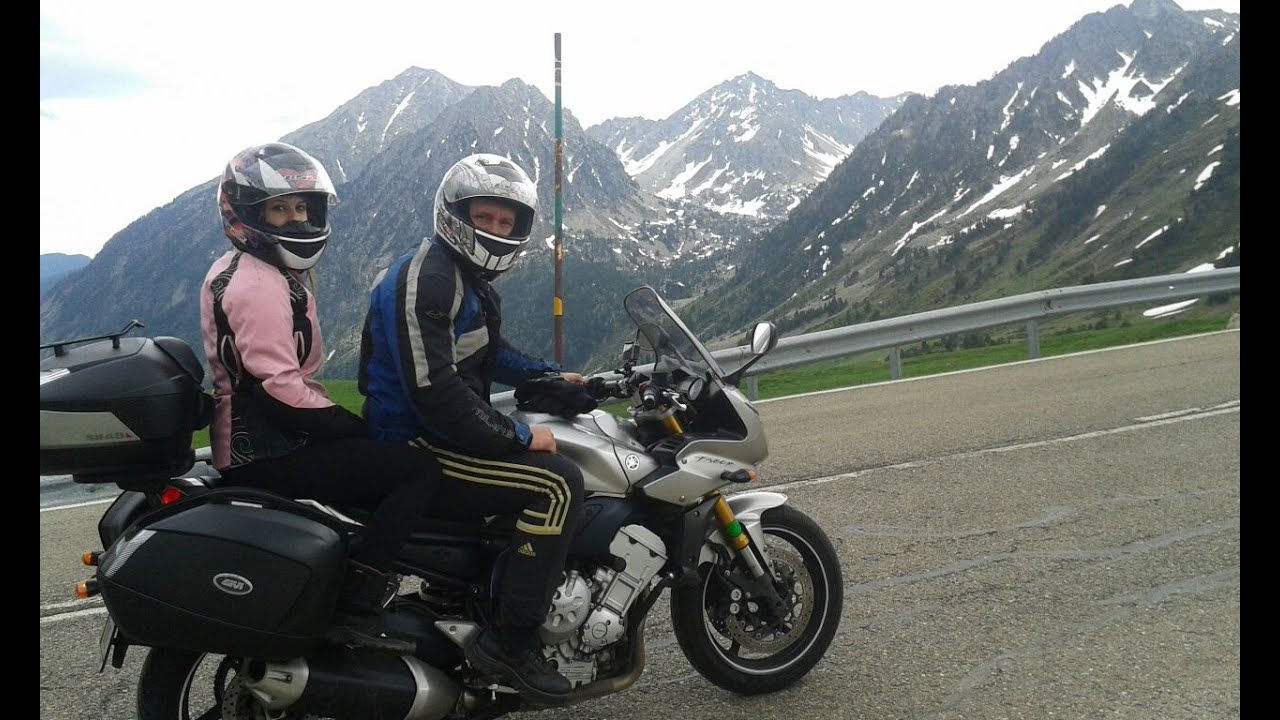 VIAJE/RUTA EN MOTO por el pirineo | con una Yamaha FZ1