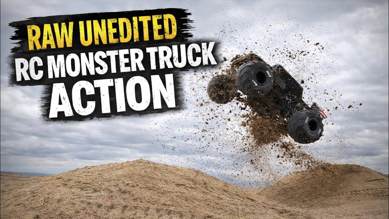 Raw Unedited RC Monster Truck Action!