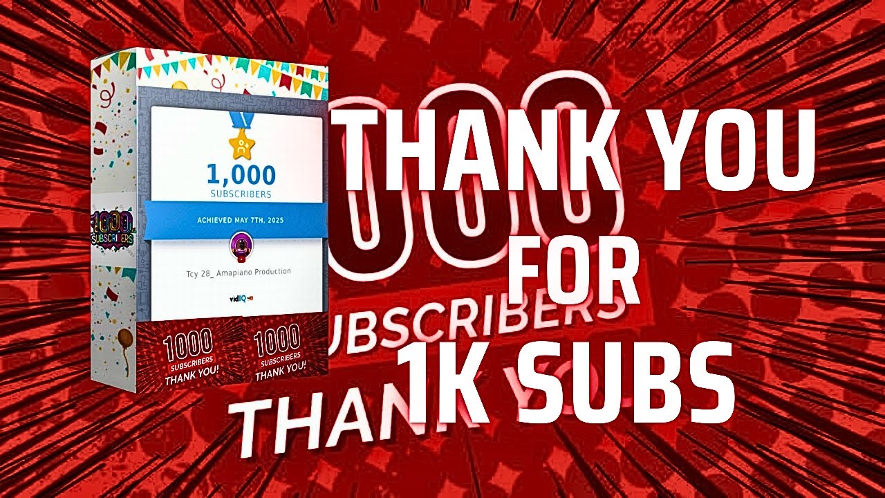 Thank you for 1K SUBS 🥁#2025SamplePack🔥🎶
