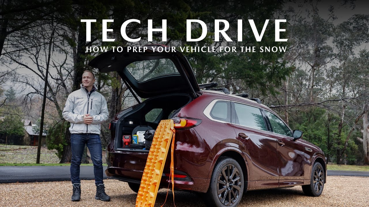 Mazda CX-80 Tech Drive: How to prep your vehicle for the snow