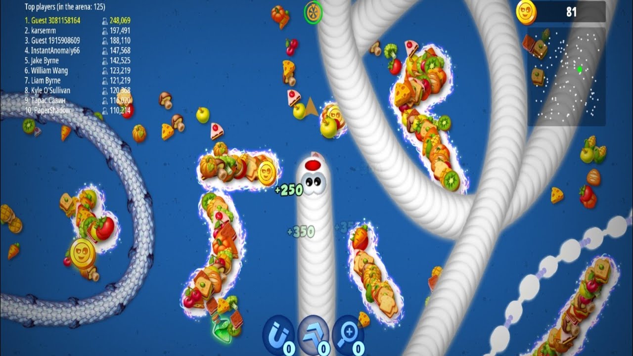 🐛 Tiny Worm to GIANT Worm! | WormsZone.io Crazy Gameplay 🔥