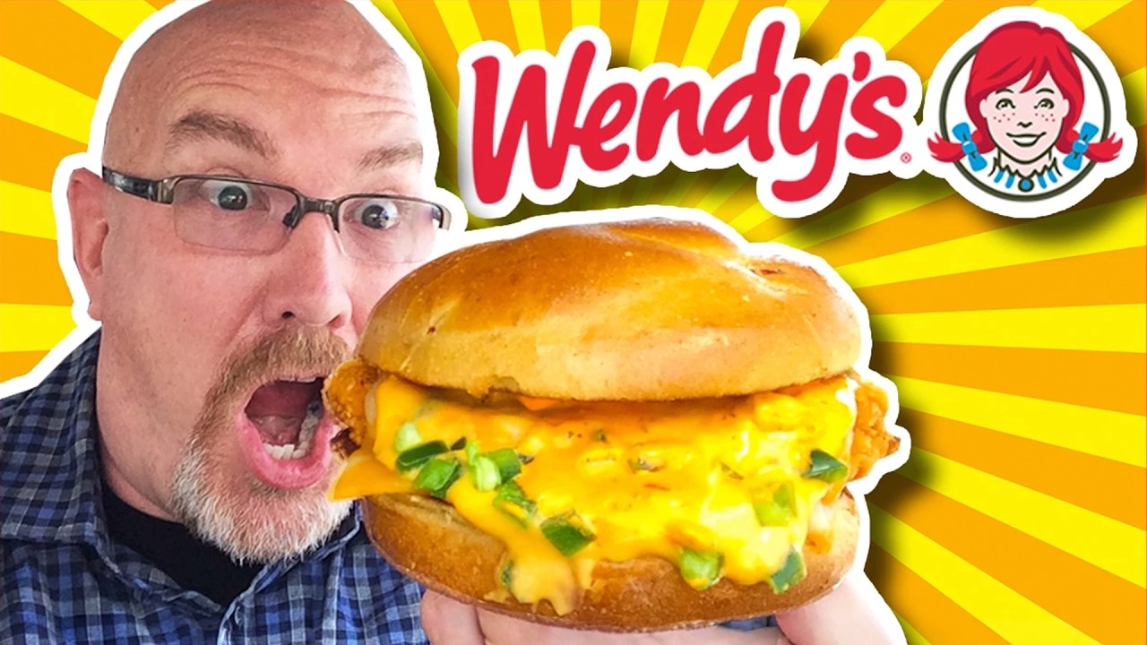 Wendy's Jalapeno Fresco Spicy Chicken Sandwich with Ghost Pepper Sauce