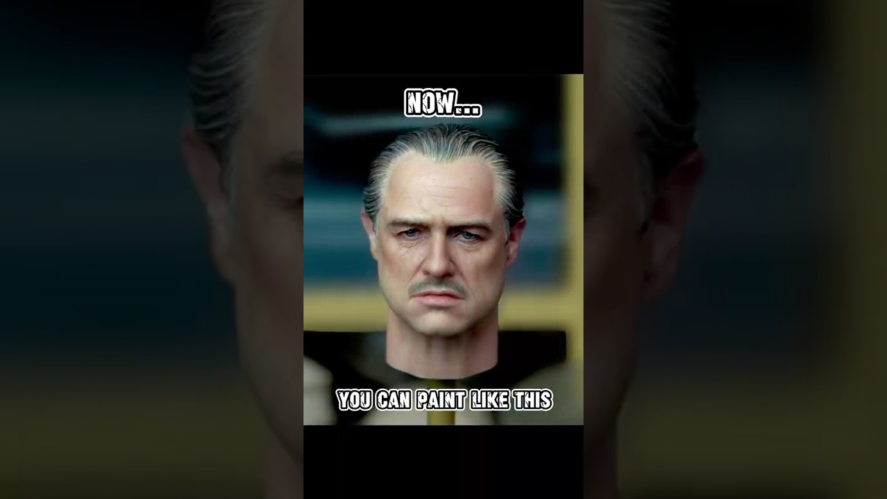 How to Paint Realistic Skin Painting! #godfather #repaint #realisticskin