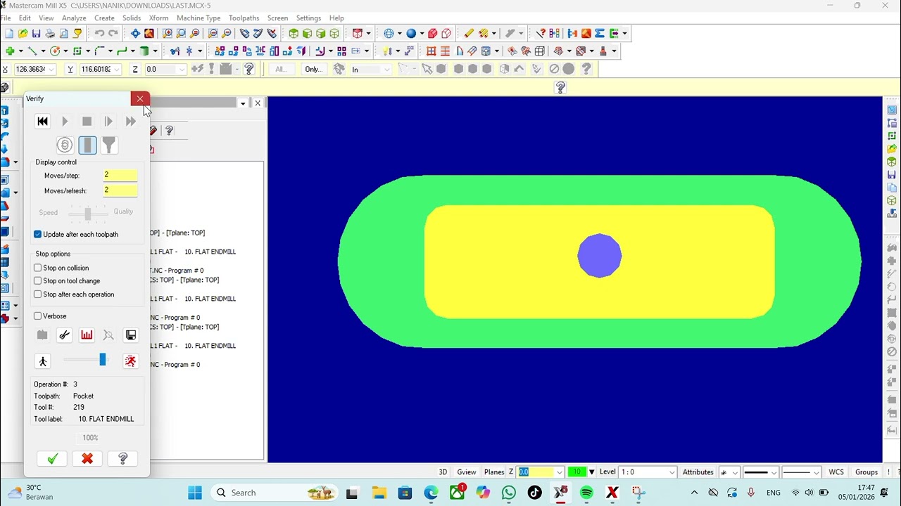 TUTORIAL MASTERCAM- AAS CAM