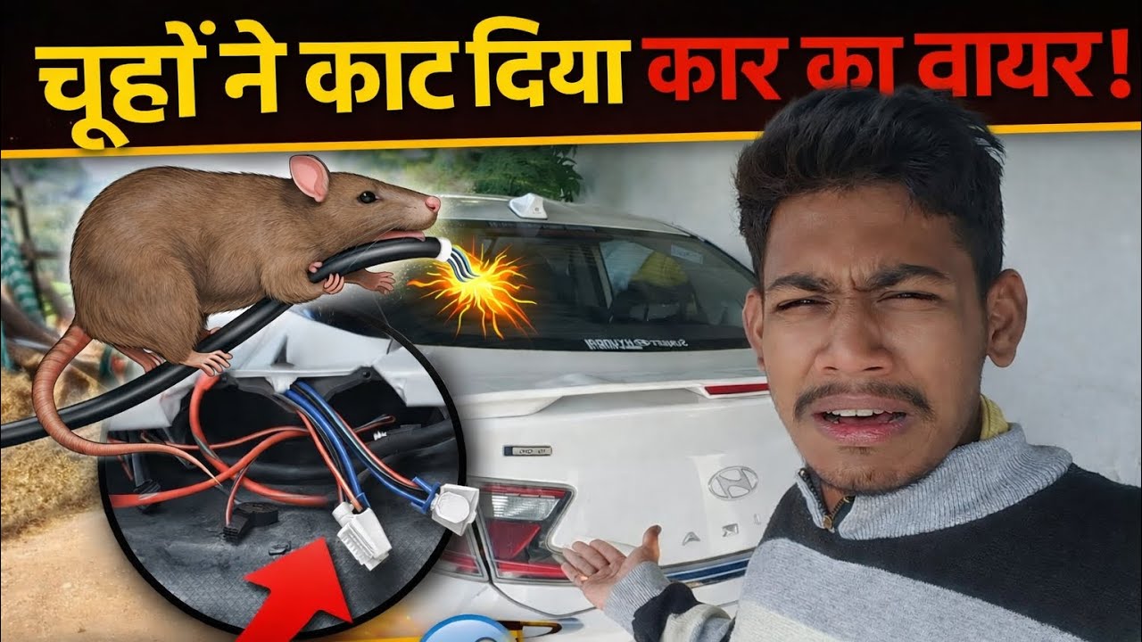 चूहे ने काट दिया कार का वायर 😱 | गाड़ी स्टार्ट ही नहीं हुई!