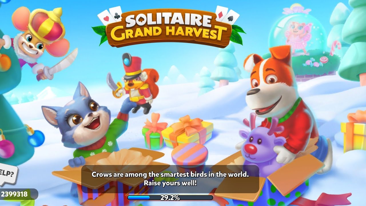 SOLITAIRE GRAND HARVEST GAMEPLAY| HARVESTING COINS AND GIFTS!