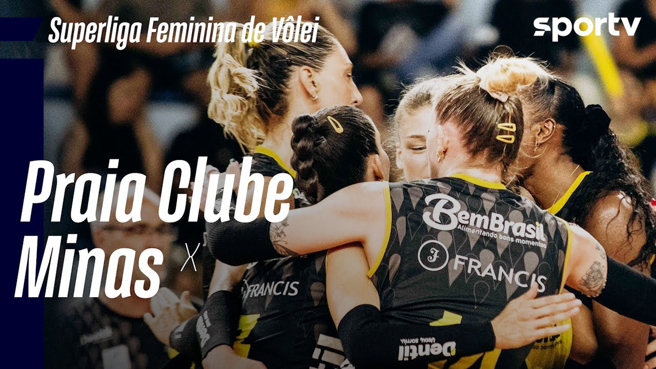 PRAIA CLUBE 3 X 2 MINAS | MELHORES MOMENTOS | SUPERLIGA FEMININA DE V&Ocirc;LEI | sportv