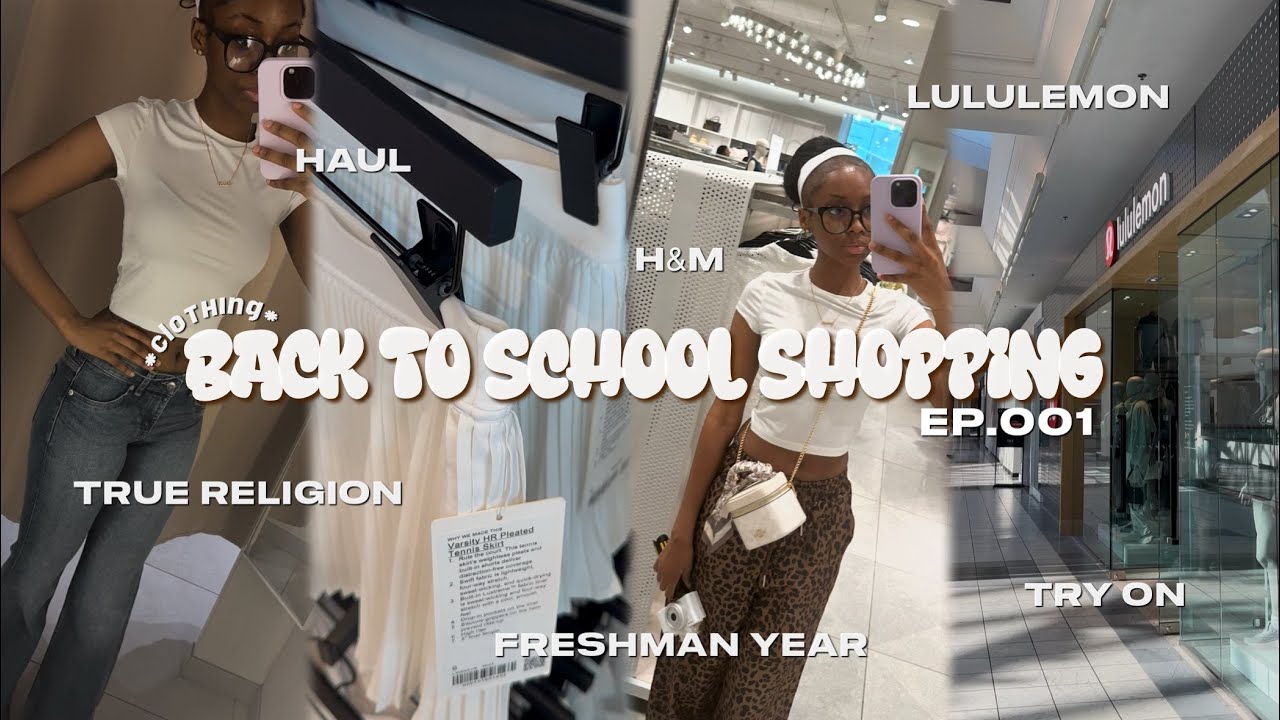 BACK TO SCHOOL SHOPPING | Freshman Year Ep.001 | haul + mall finds