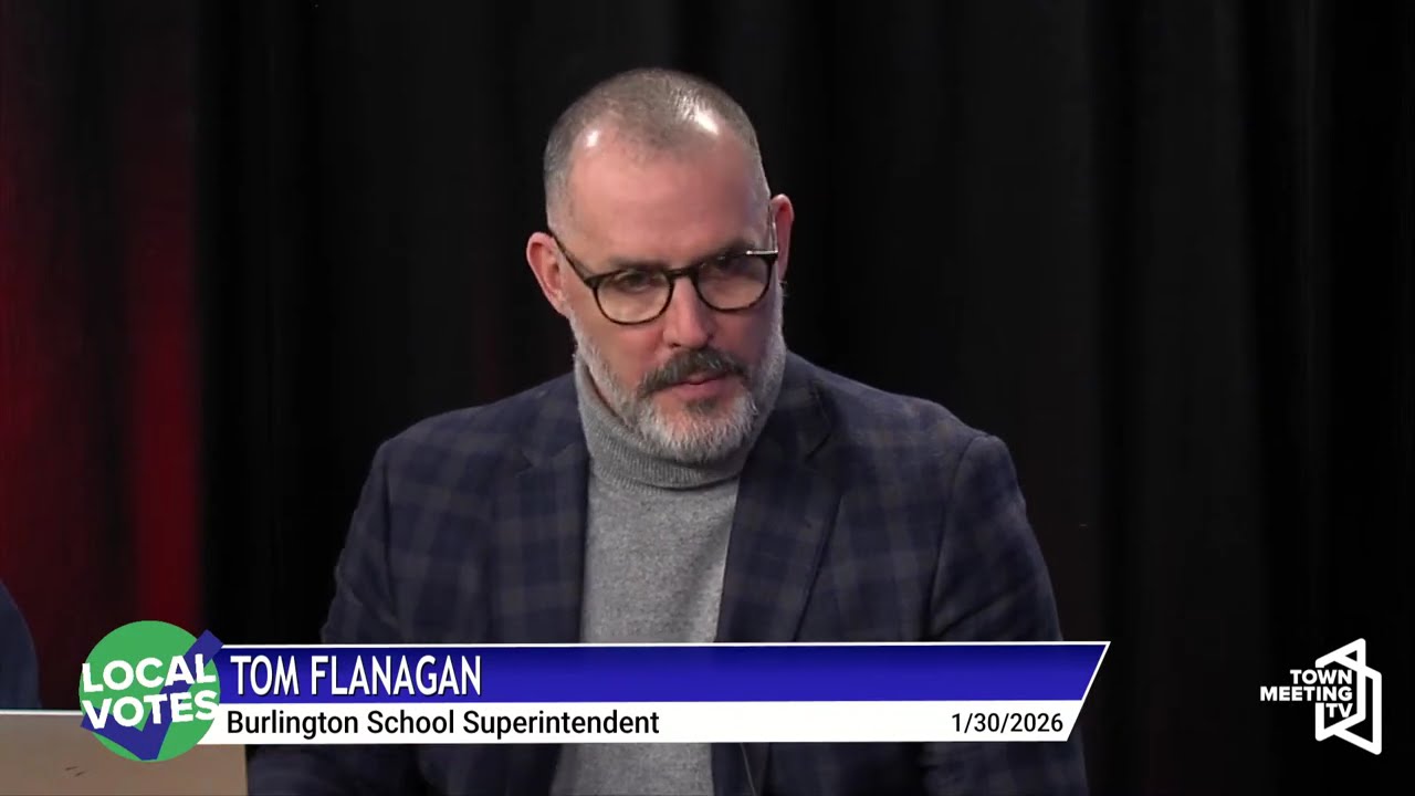 Town Meeting Day 2026: Burlington School District Budget Presentation - 1/30/2026