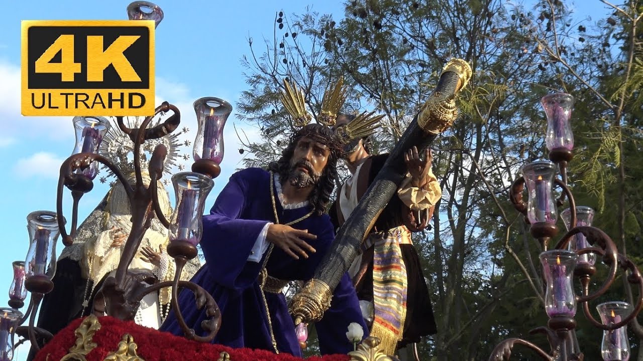 [4K] AP Tres Caídas a su paso por el Parque - Sábado de Pasión Dos Hermanas 2018