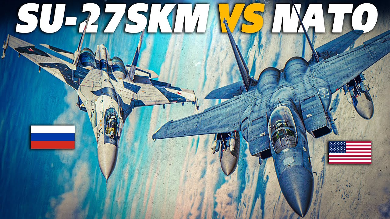 Су-27 SKM Flanker-B против самолетов НАТО | DOGFIGHT | Цифровой боевой симулятор | DCS |