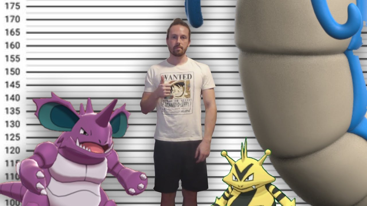 Eu preferia não saber a ALTURA dos POKÉMONS...