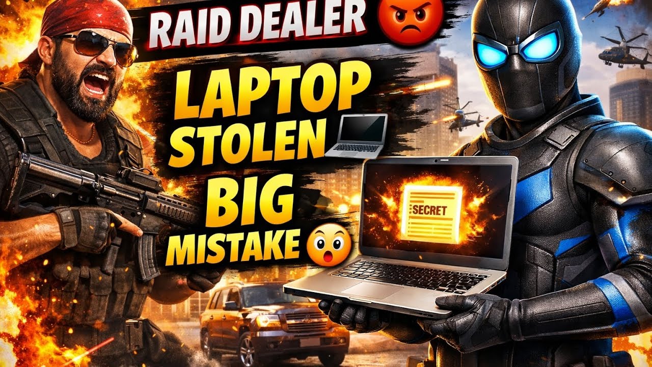 “I Attacked the Raid Dealer & Stole His Secret Laptop! 😳🔥 | Rope Hero”